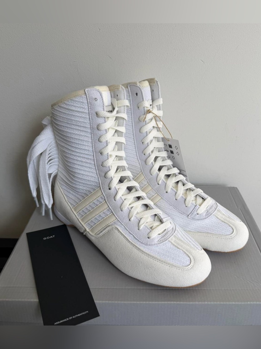 adidas x stella mccartney rasant v3 fringed sneakers NWT